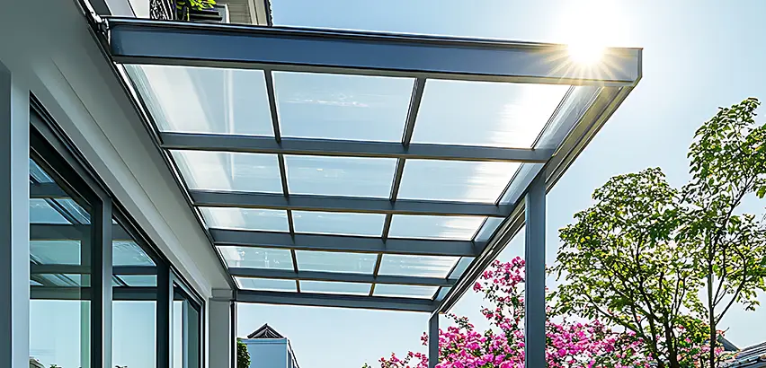 Glass Patio Roof Installation in Edgewood