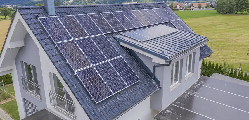Residential Solar Roof Installation in Edgewood